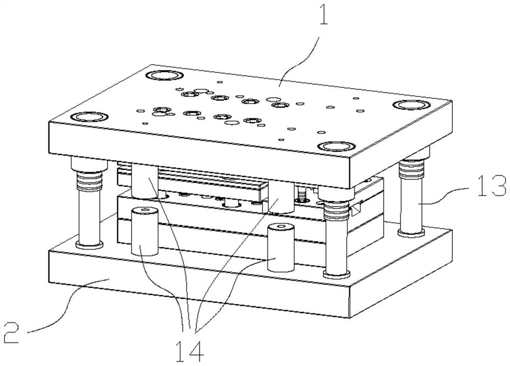 Stroke limiting device of blanking die