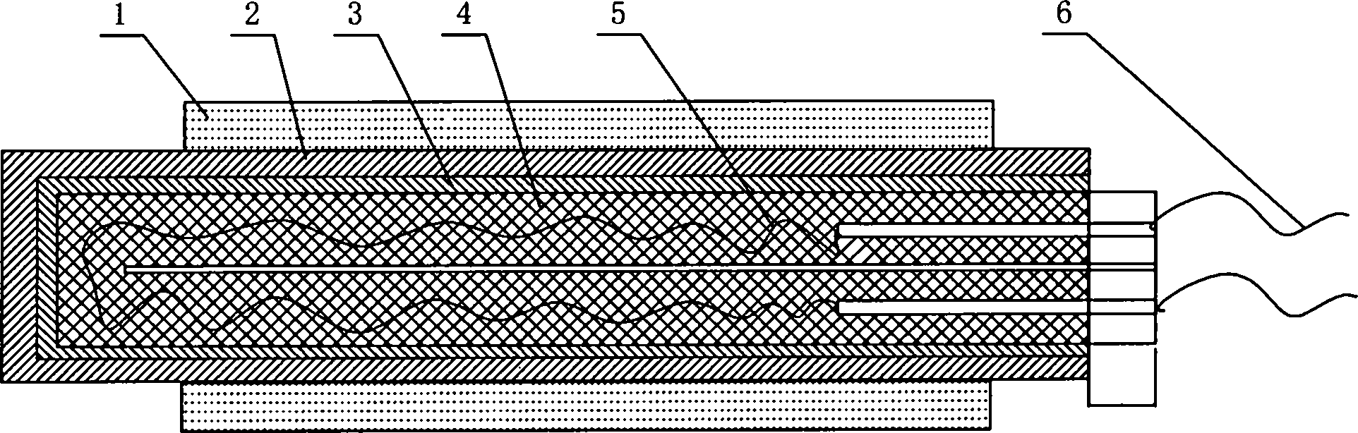 Heater of oil diffusion pump