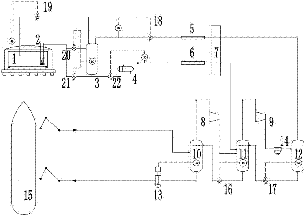 A system and method for loading liquefied petroleum gas based on single point mooring