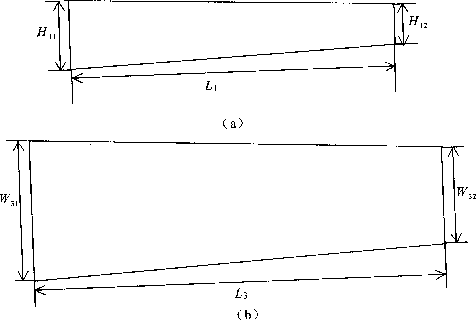 Method for rolling trapezoidal width steel plate