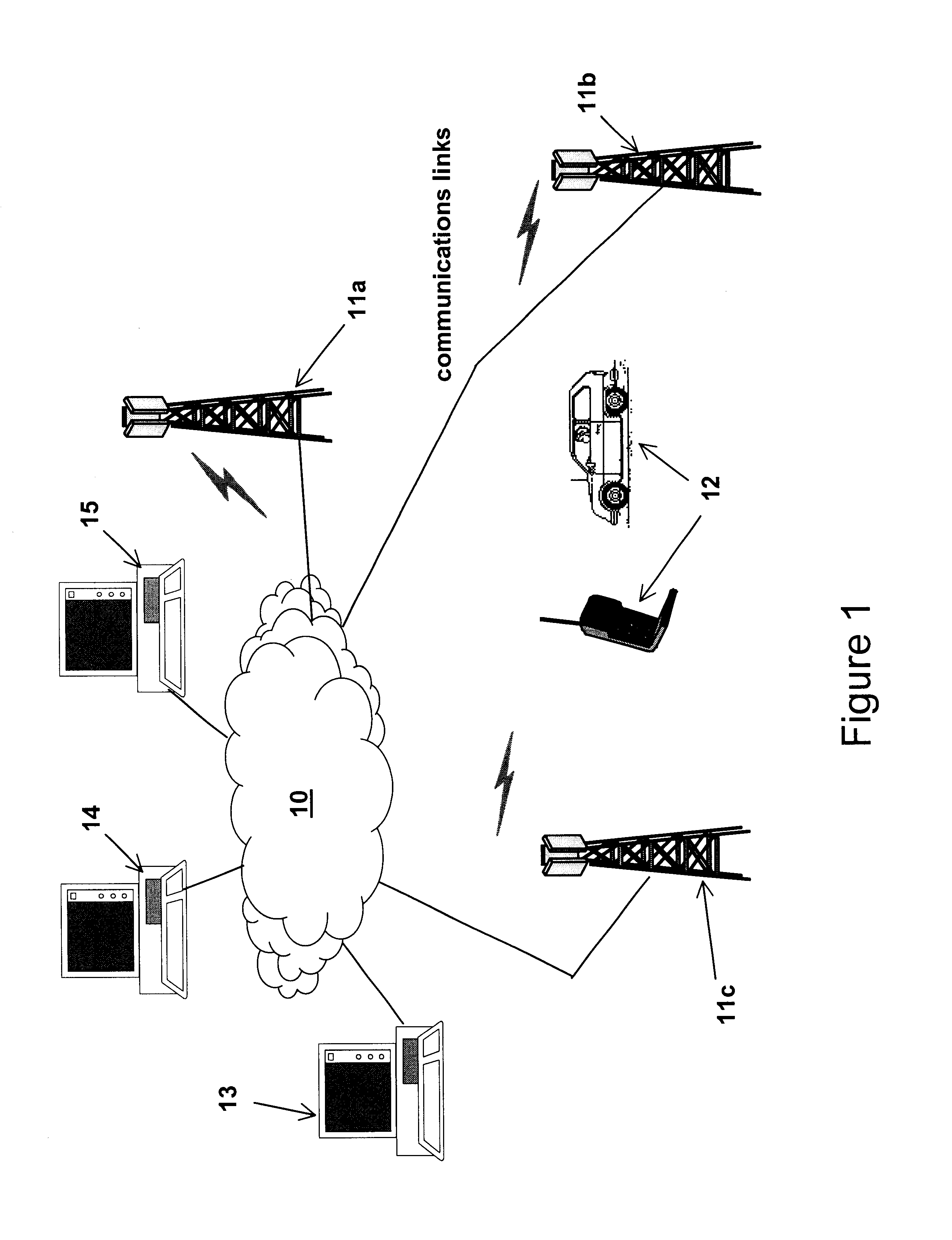 Location based power control for mobile communications systems
