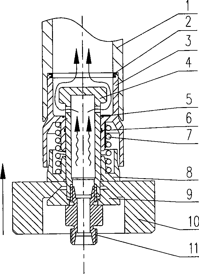 Self-sealing quick-changing joint and its mounting method