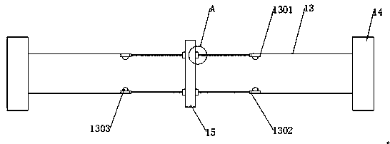 Corrugated paper adjustable indentation device