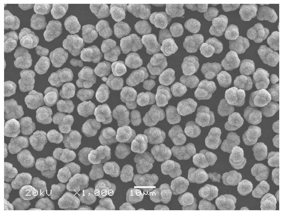 A kind of different particle size narrow distribution ternary precursor and its preparation method