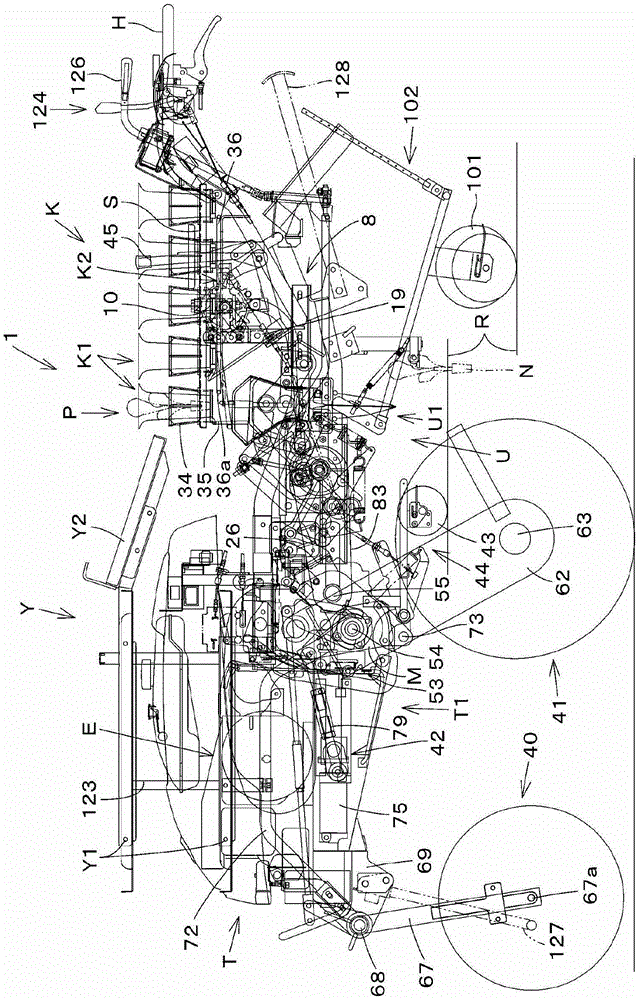 Seedling transplanting machine