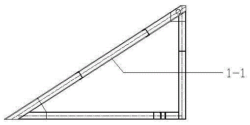 Lower-guide type main-truss-free hanging basket