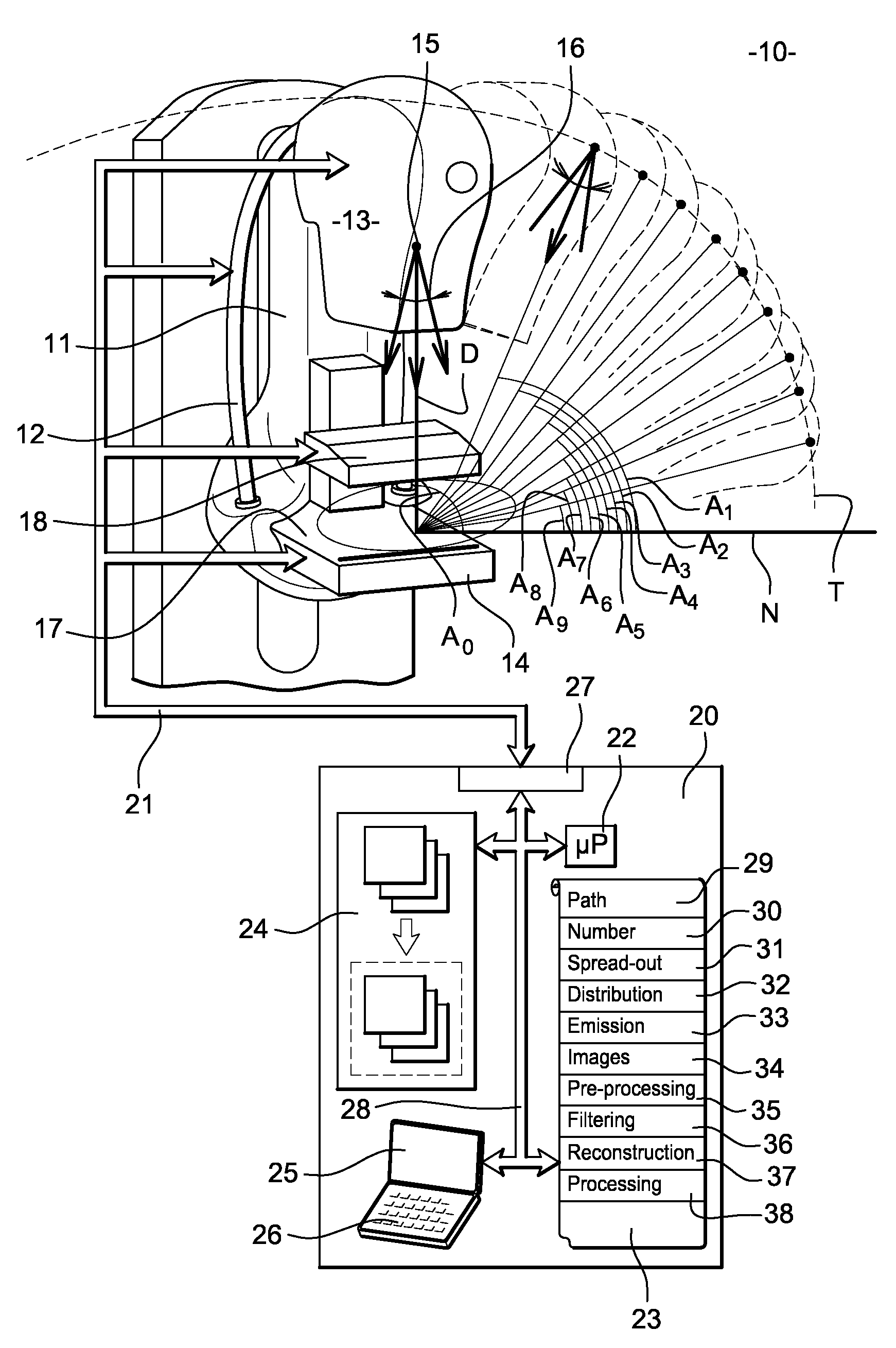 Method for obtaining a tomosynthesis image