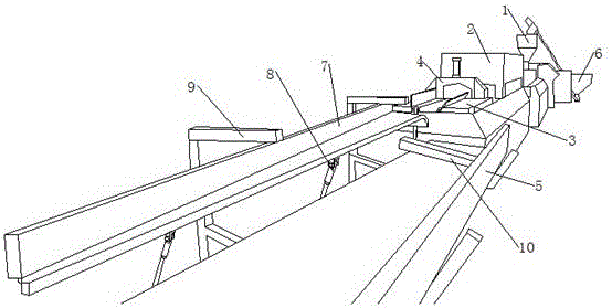 PVC guardrail automatic production equipment