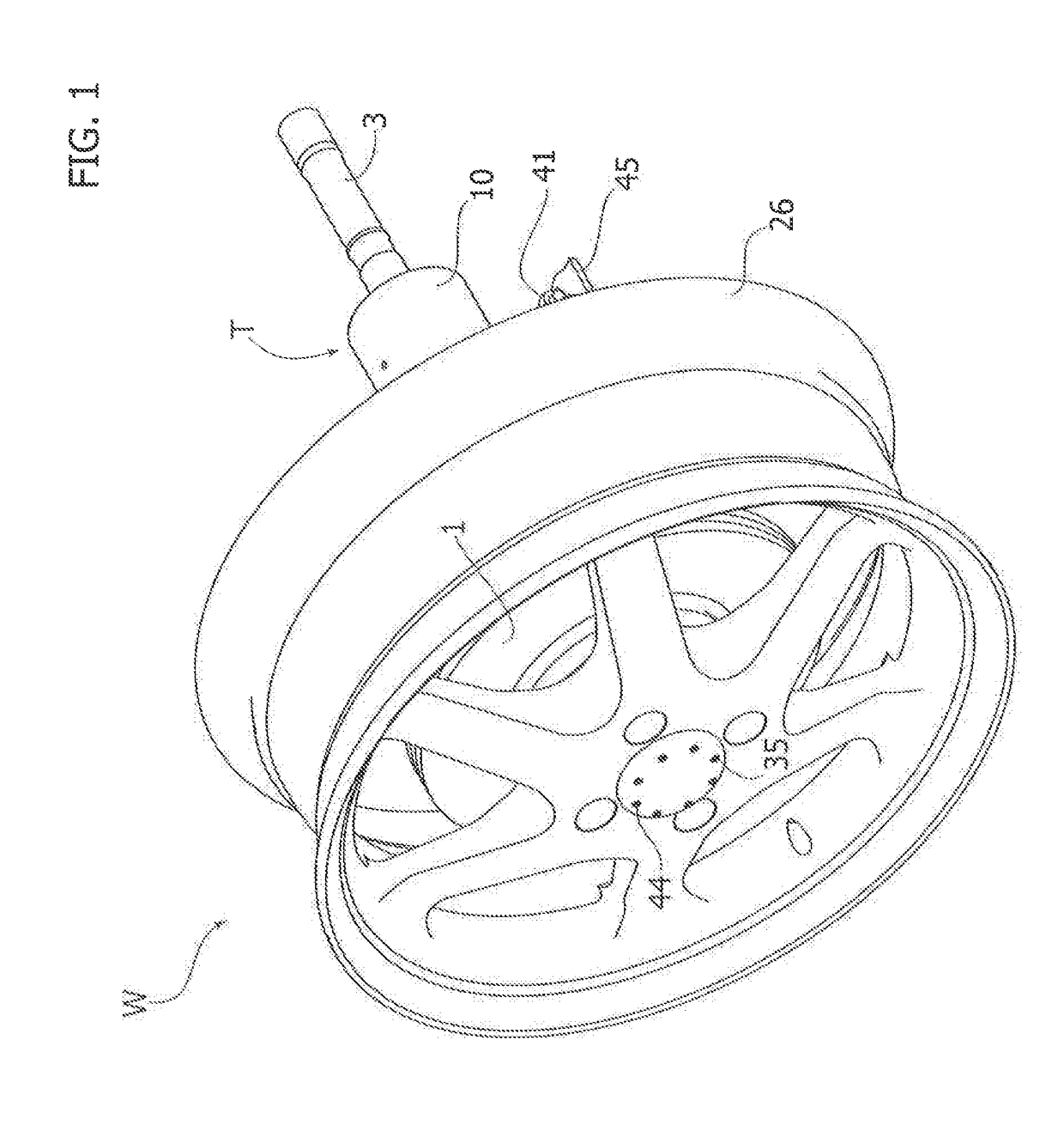 On-Board Centralized System For Regulating The Pressure Of The Tyres Of A Motor-Vehicle