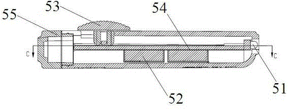 Disposable cervical needle biopsy forceps with light source and using method of disposable cervical needle biopsy forceps