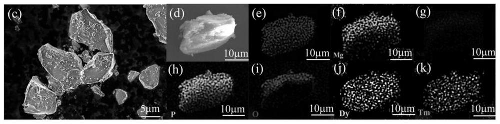 Fluorescent powder with high thermal stability for white light LED