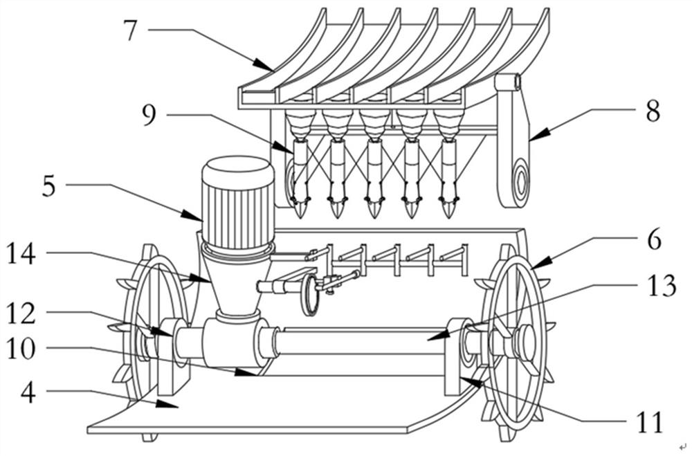 Side-by-side rice transplanter for agricultural rice planting