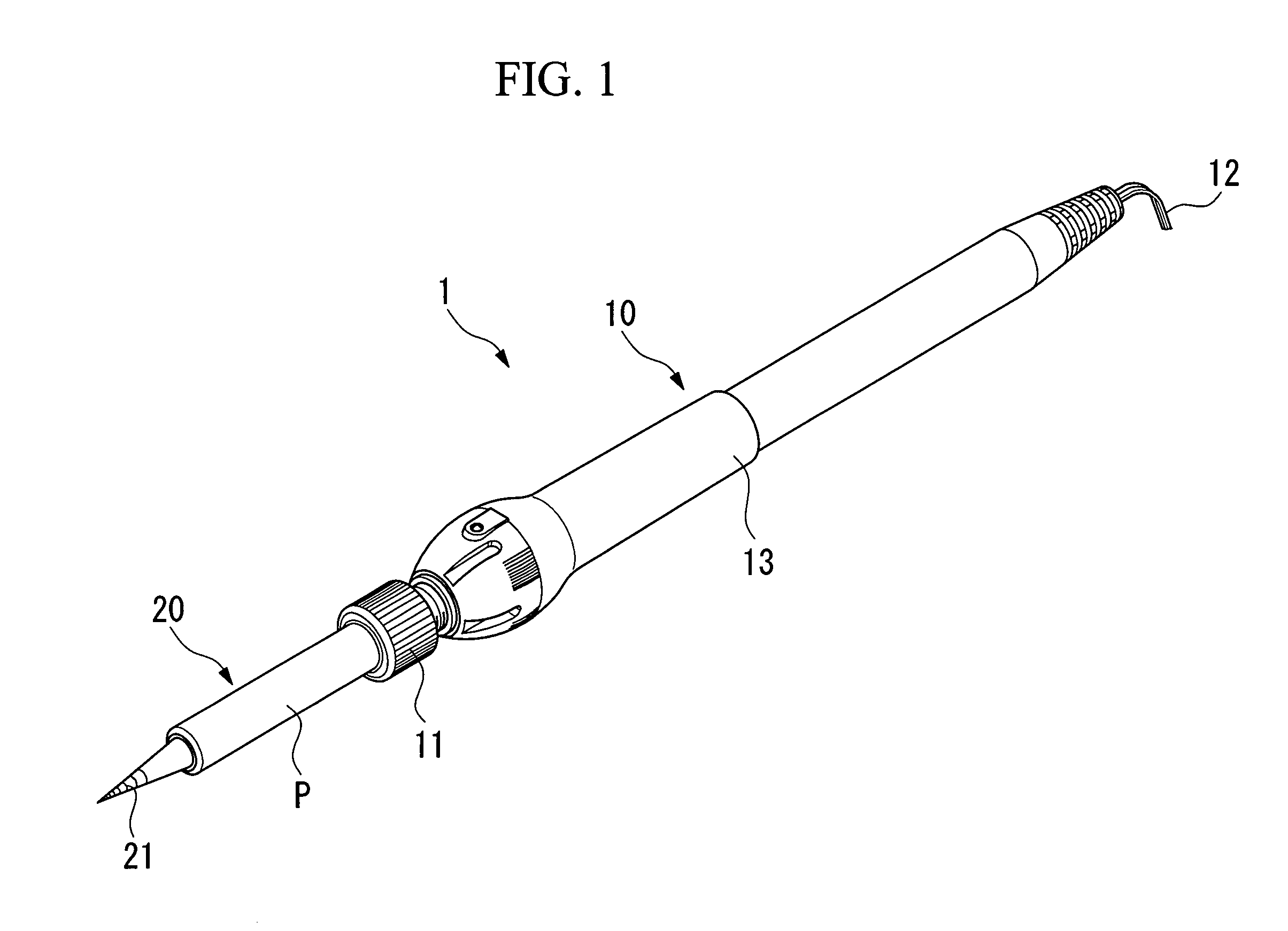 Soldering iron and method of manufacturing same