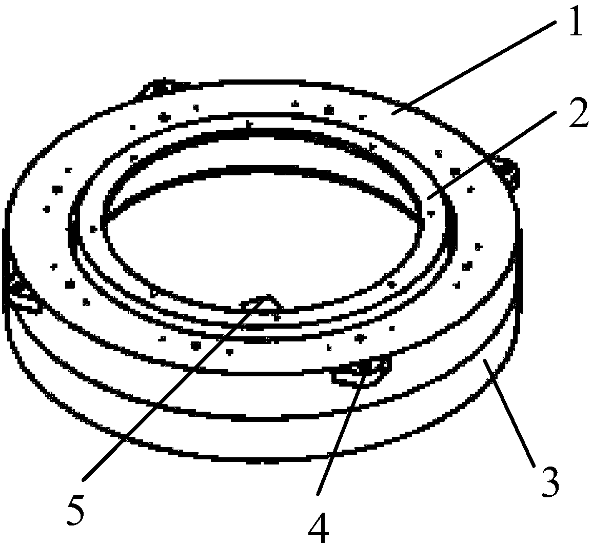 Composite damping structure for airborne photoelectric system