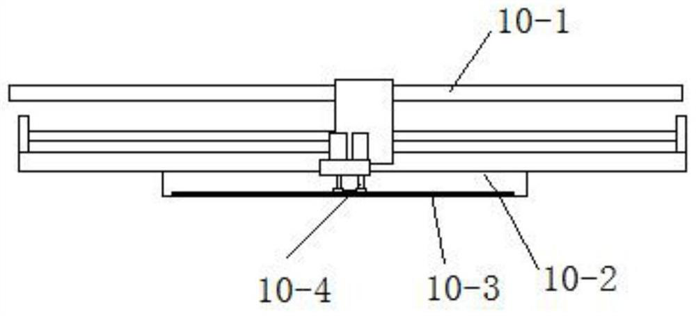 Automatic plastic cover UV screen printing device and screen printing method thereof