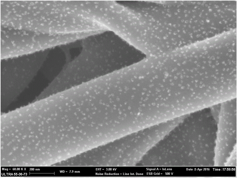 Nanometer platinum-copper alloy catalytic material for electrolysis of water