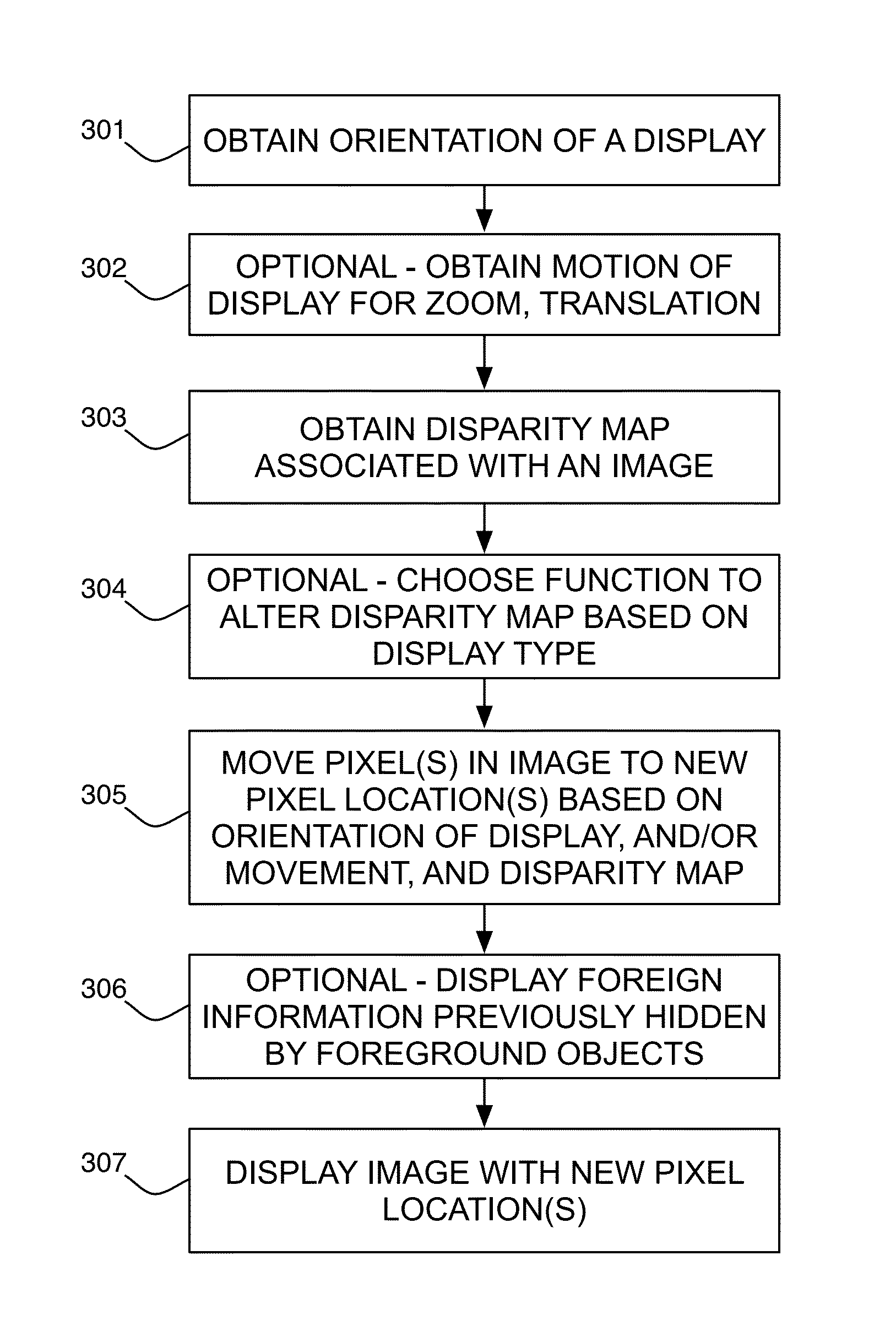 Tilt-based look around effect image enhancement method