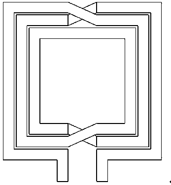 Solenoid type difference inductor based on silicon through hole