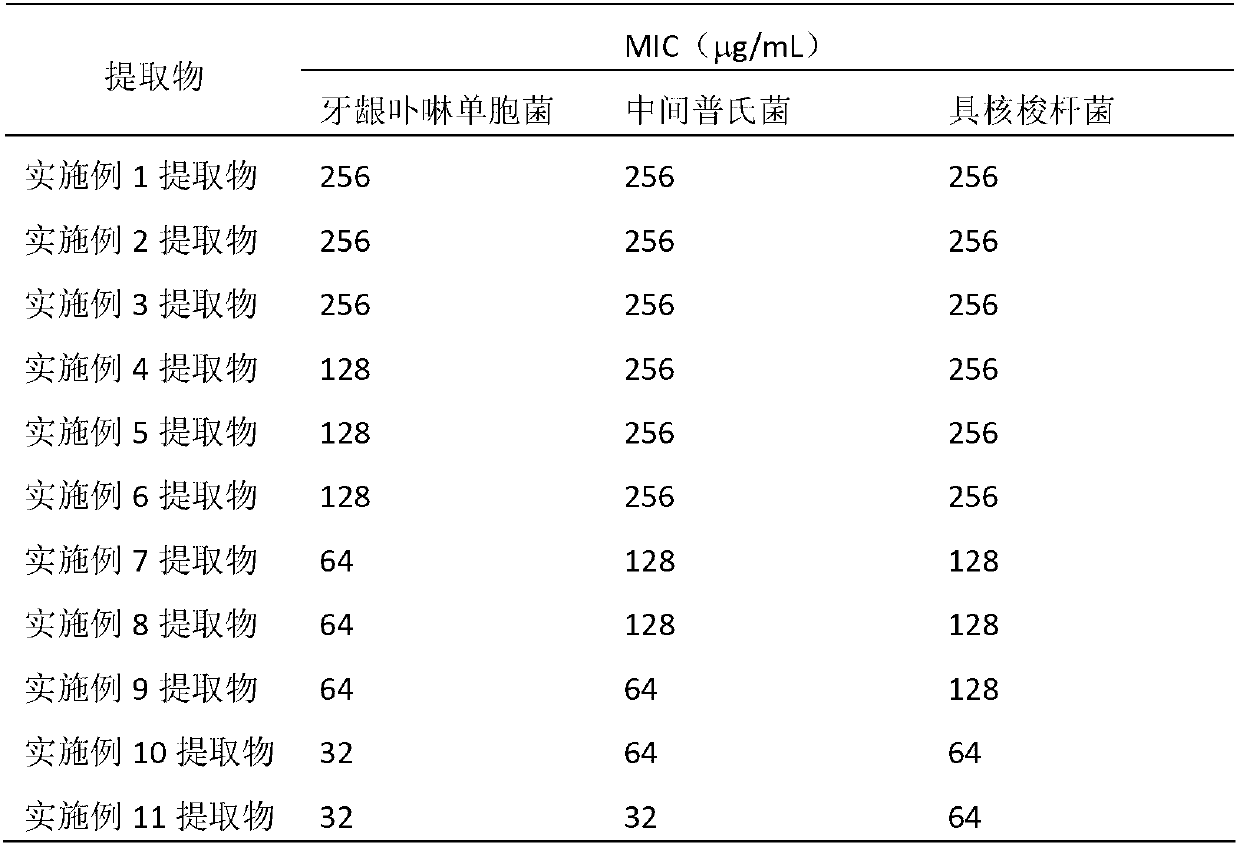 Application of green olive extract in preparation of drugs or food or daily necessities for preventing and curing periodontitis