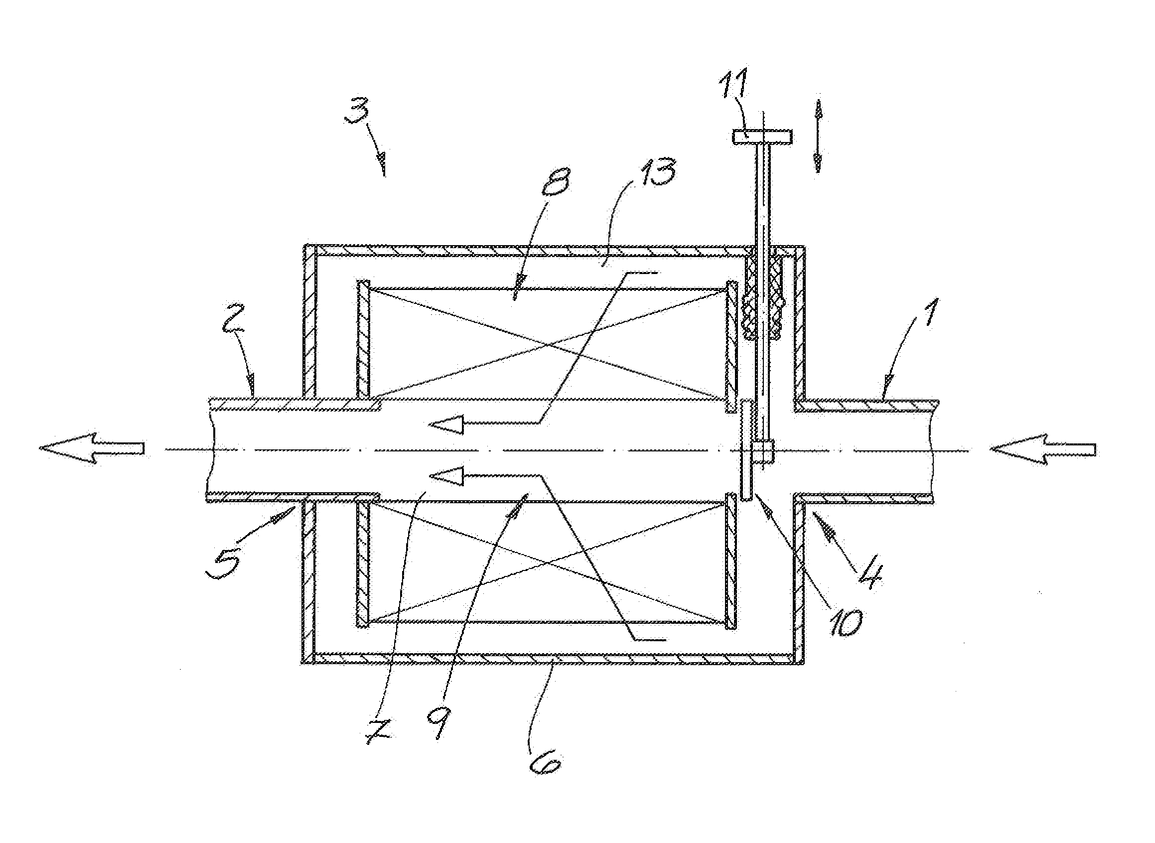 Fuel line assembly and method for operating a fuel line assembly