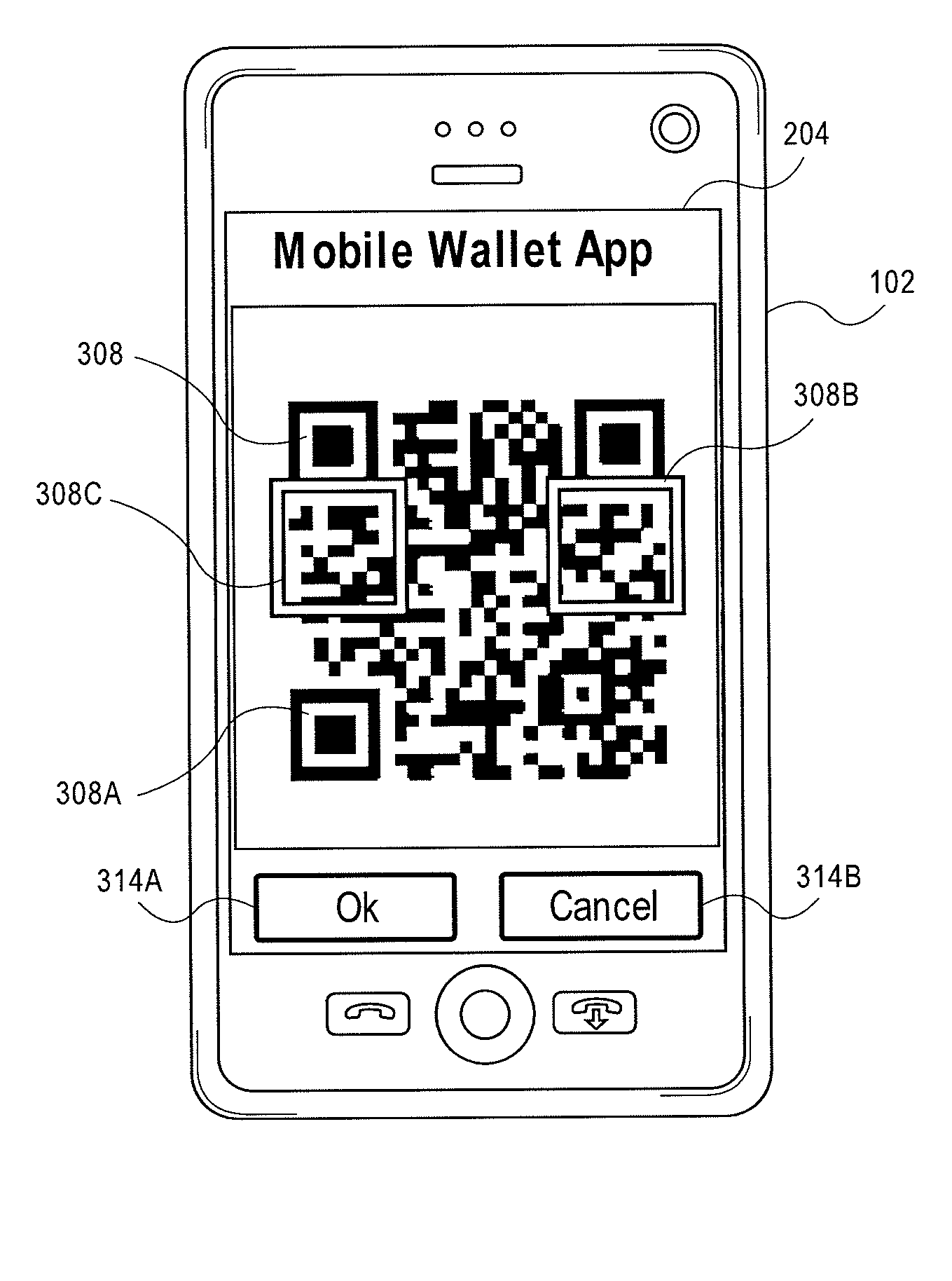 Mobile device with scannable image including dynamic data