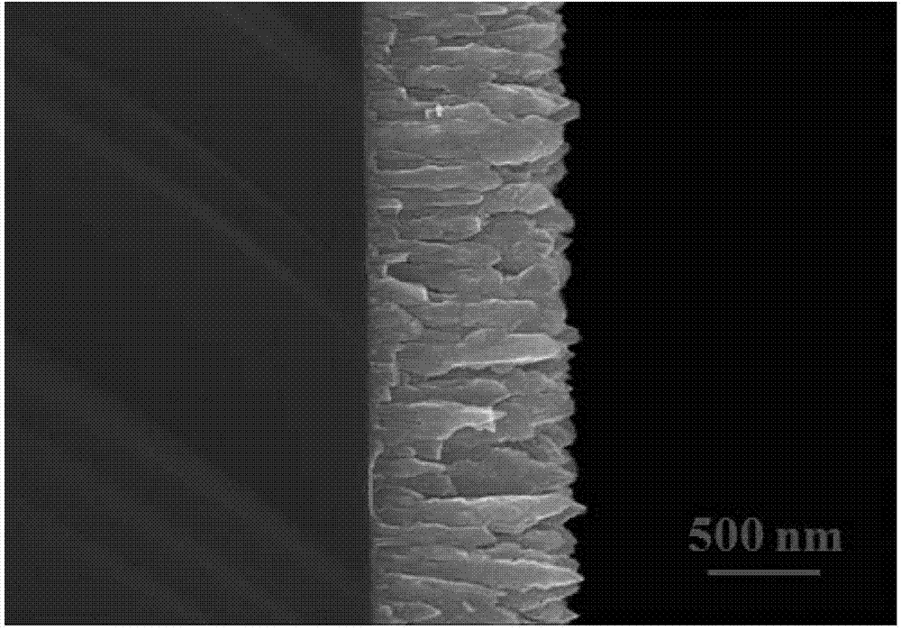 Cu-doped zno nano-columnar crystal thin film with room temperature ferromagnetism and preparation method thereof