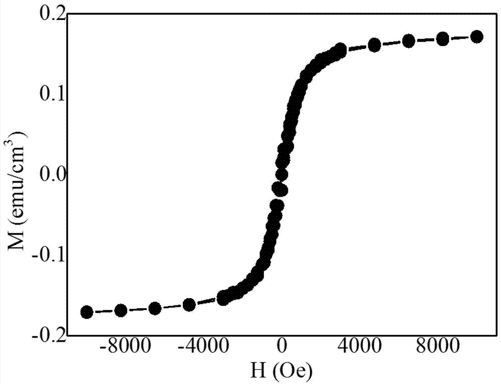 Cu-doped zno nano-columnar crystal thin film with room temperature ferromagnetism and preparation method thereof