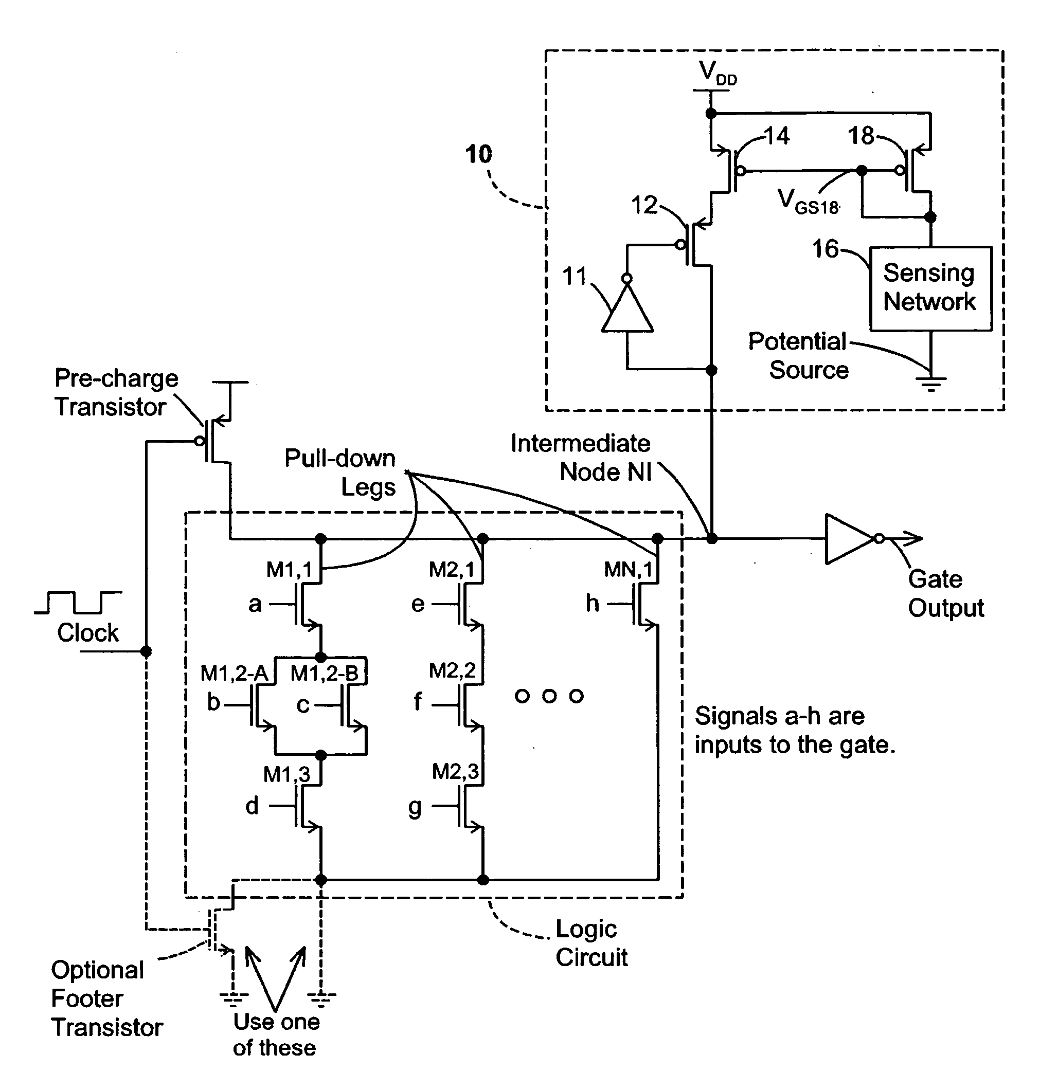 Keeper circuits having dynamic leakage compensation