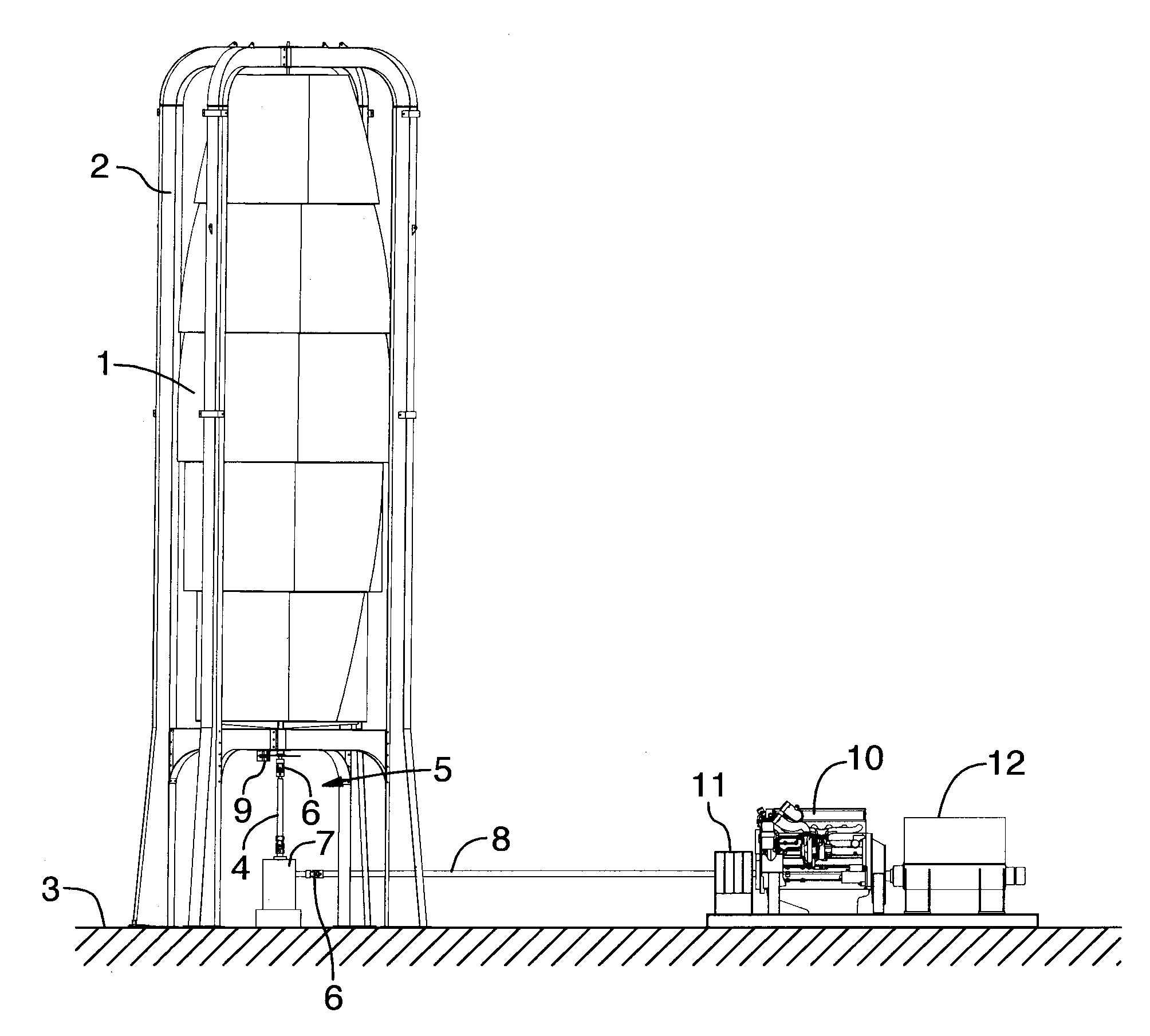 Wind Powered System for Reducing Energy Consumption of a Primary Power Source
