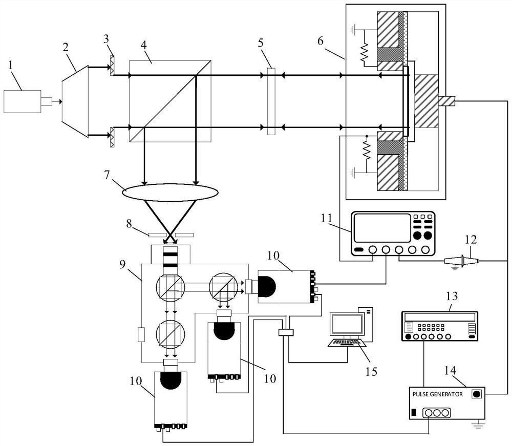 Nanosecond pulse-driven dielectric barrier discharge arbitrary-moment surface charge observation system