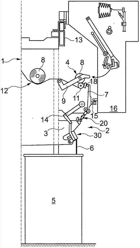 Open-end rotor spinning device