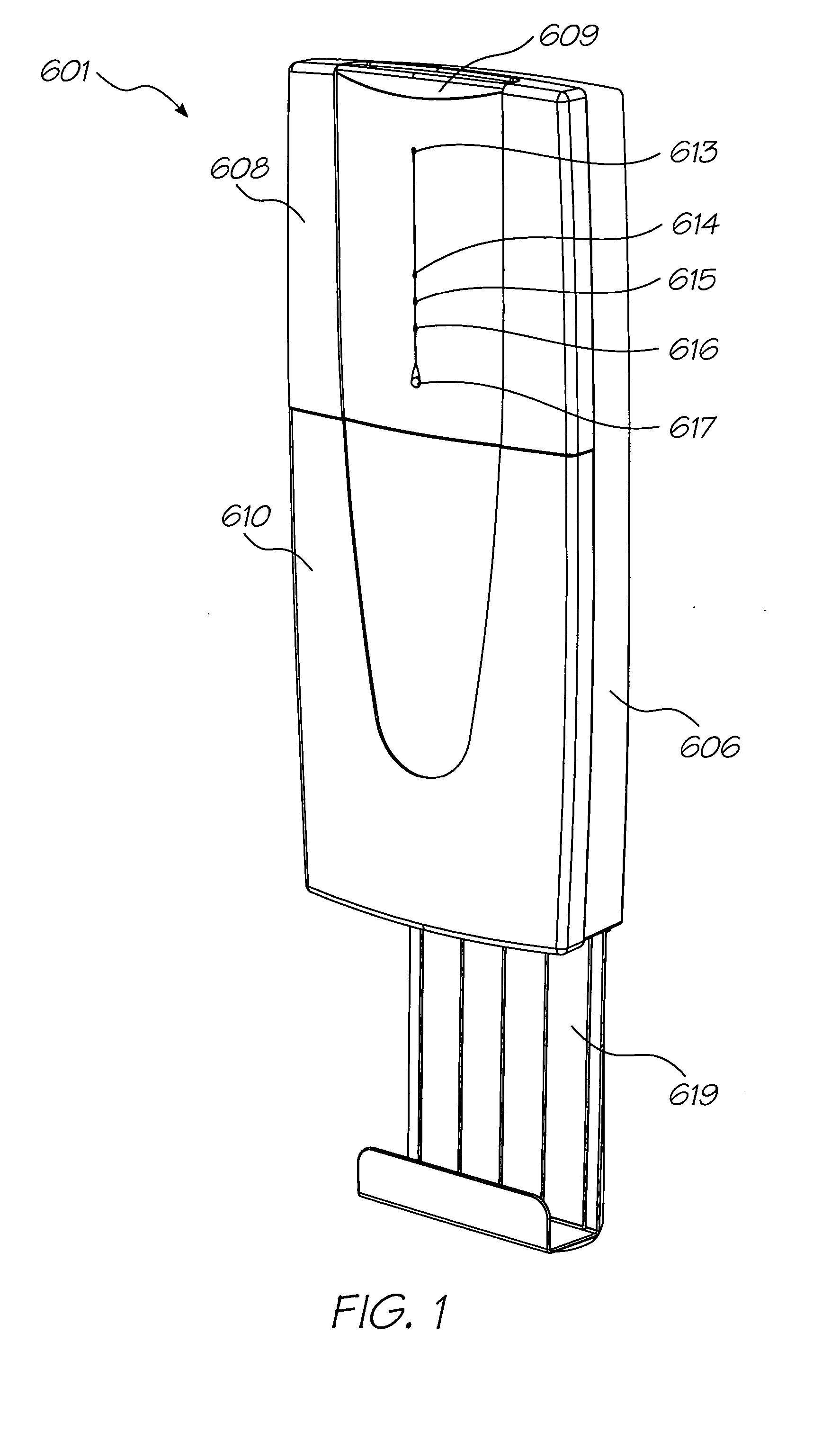 Ink cartridge with collapsible ink containers for an inkjet printer