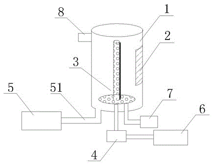 Production process of non-base-cloth non-woven filter material and special device thereof