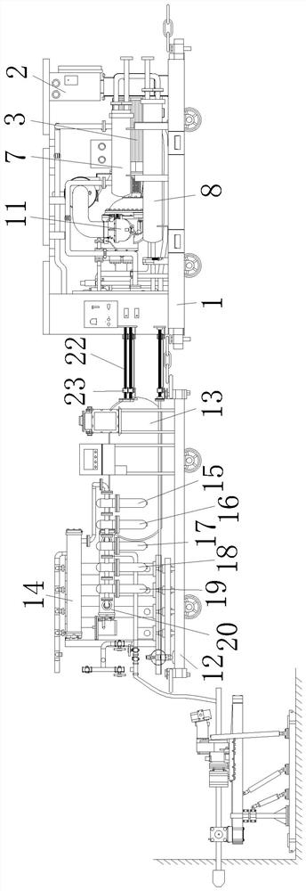 Coal mine underground movable nitrogen making device and process thereof