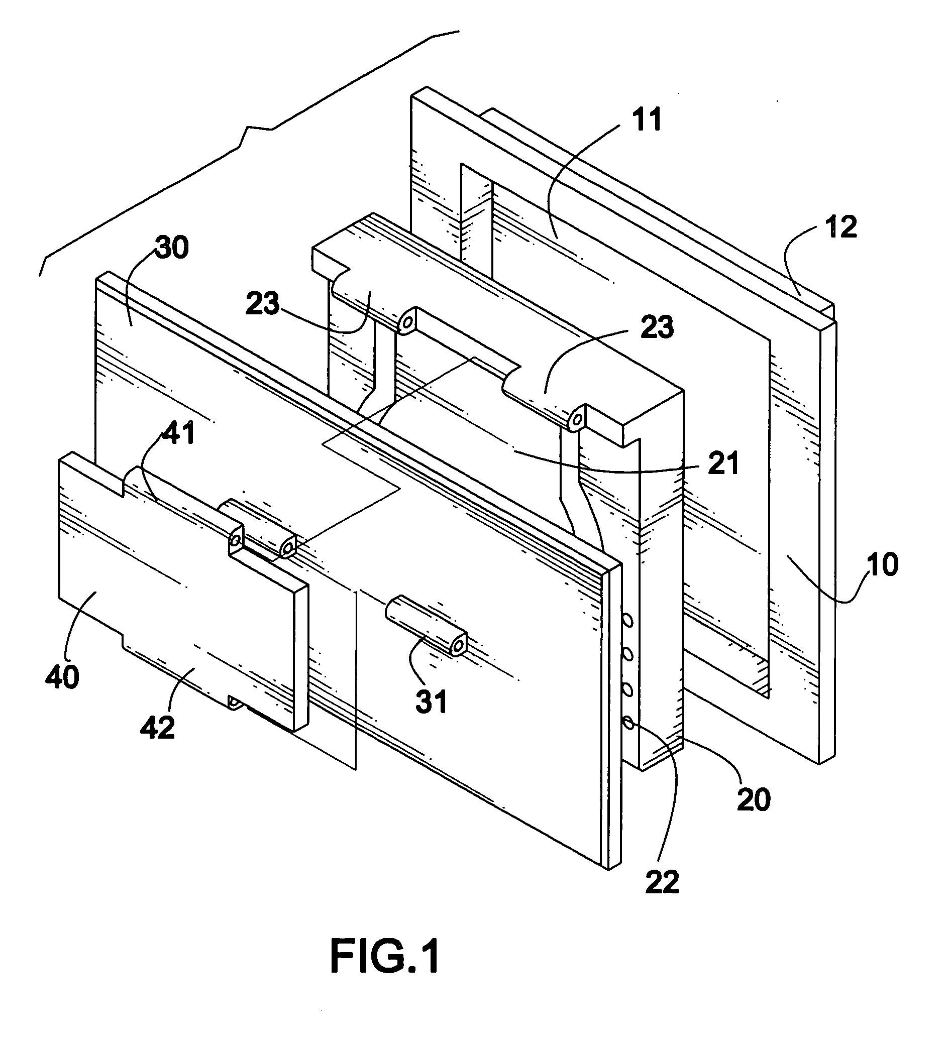 In-vehicle video/audio display device