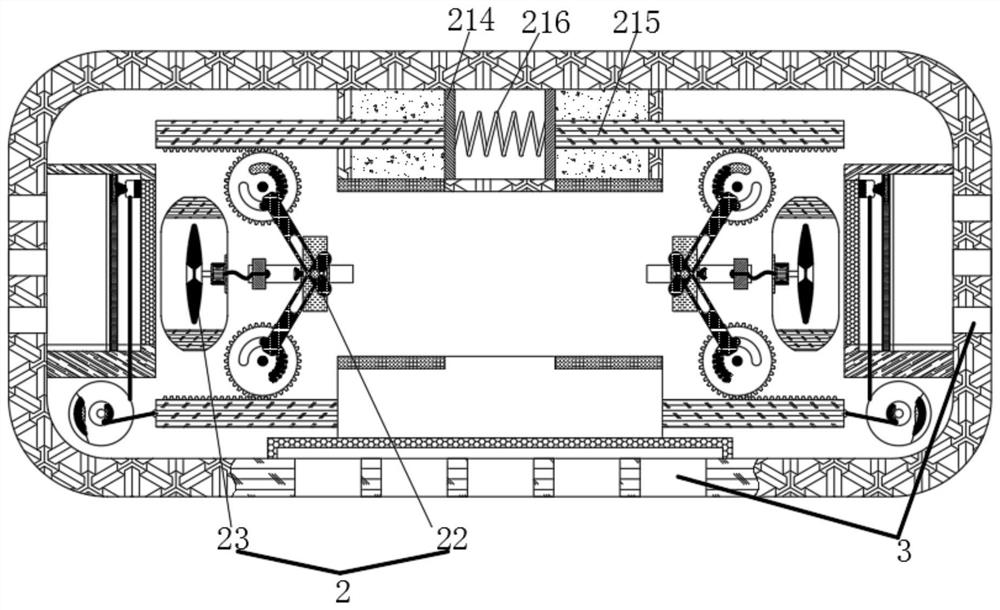 Automatic forced cooling device of network connection router for software development