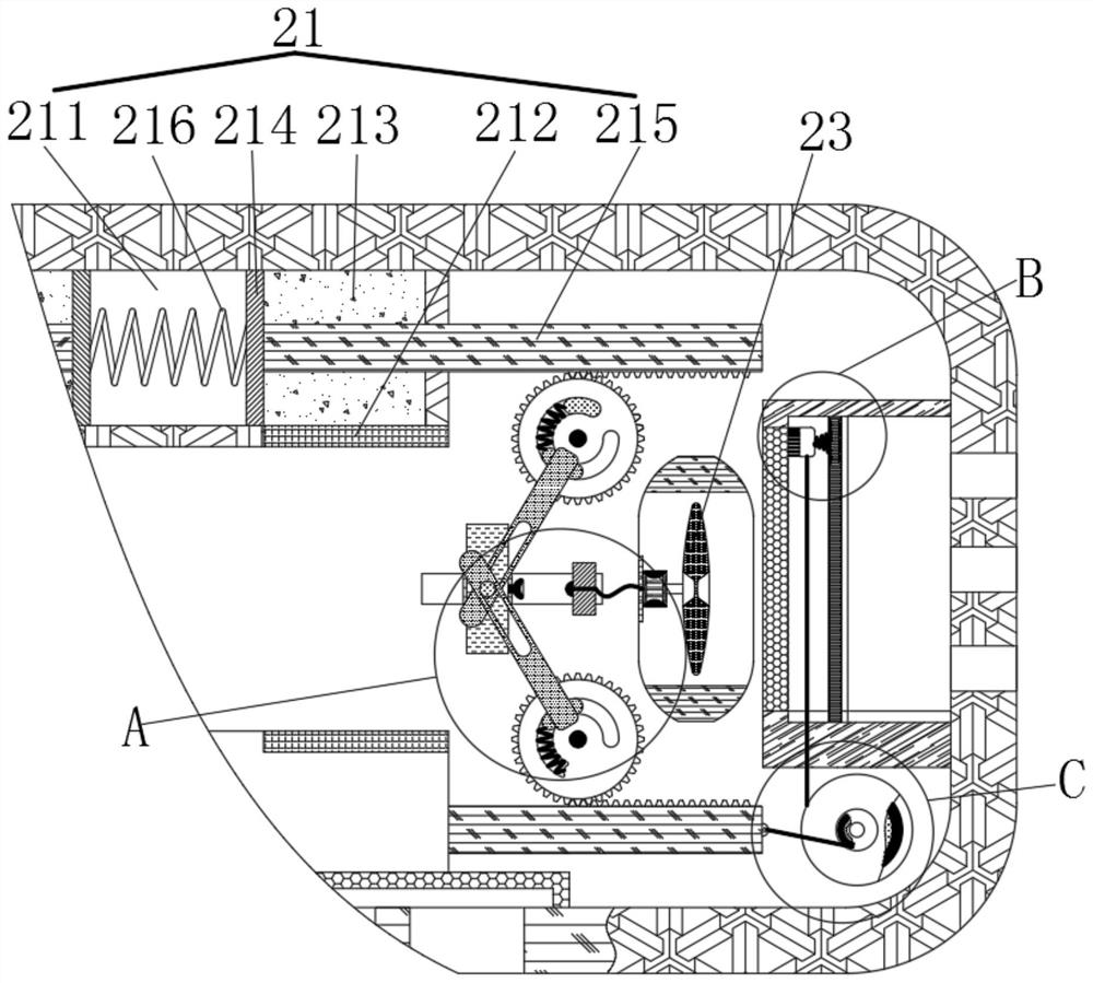 Automatic forced cooling device of network connection router for software development