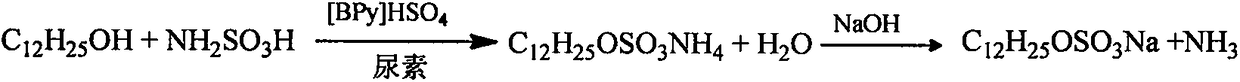 Improved method for preparing sodium lauryl sulfate