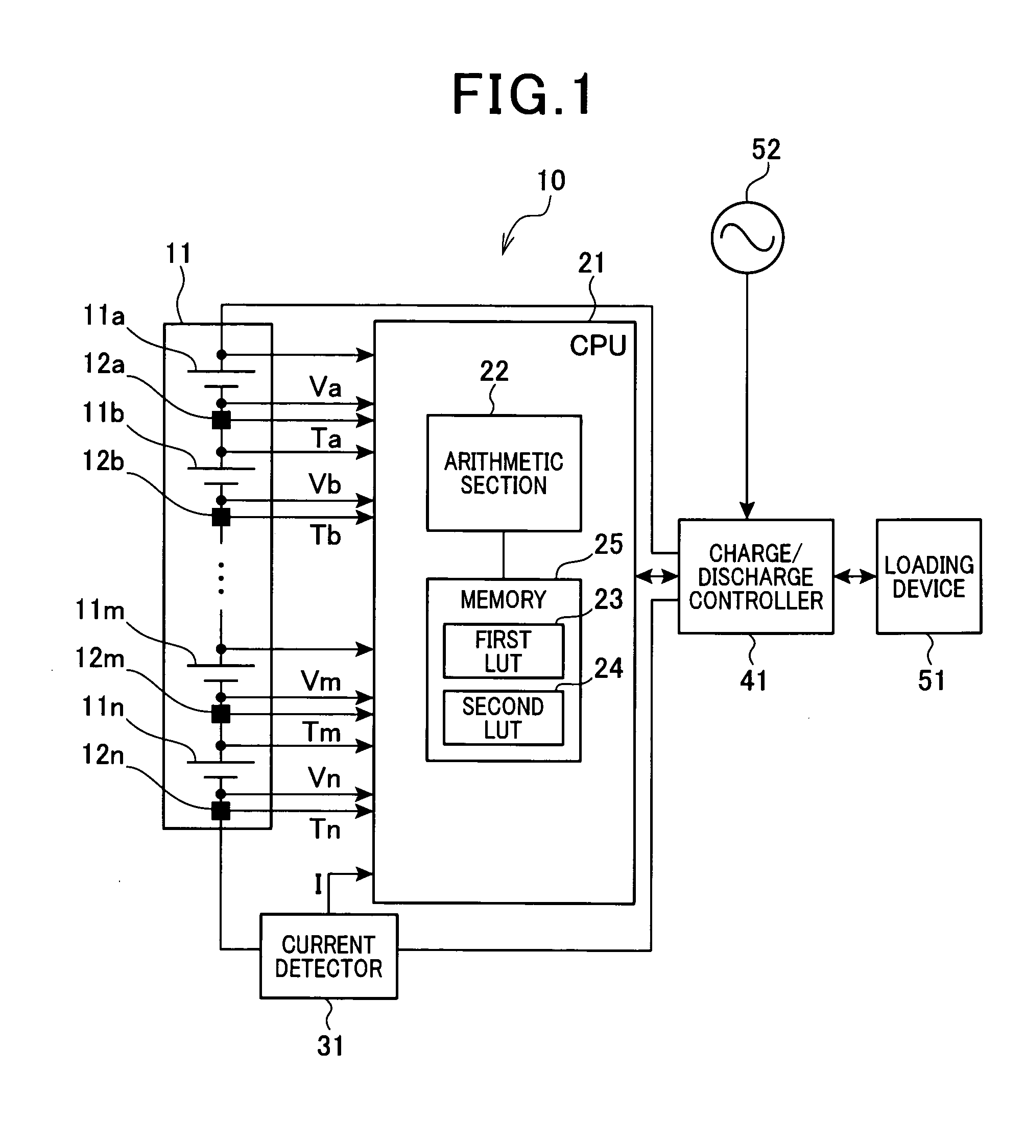 Apparatus for calculating residual capacity of secondary battery
