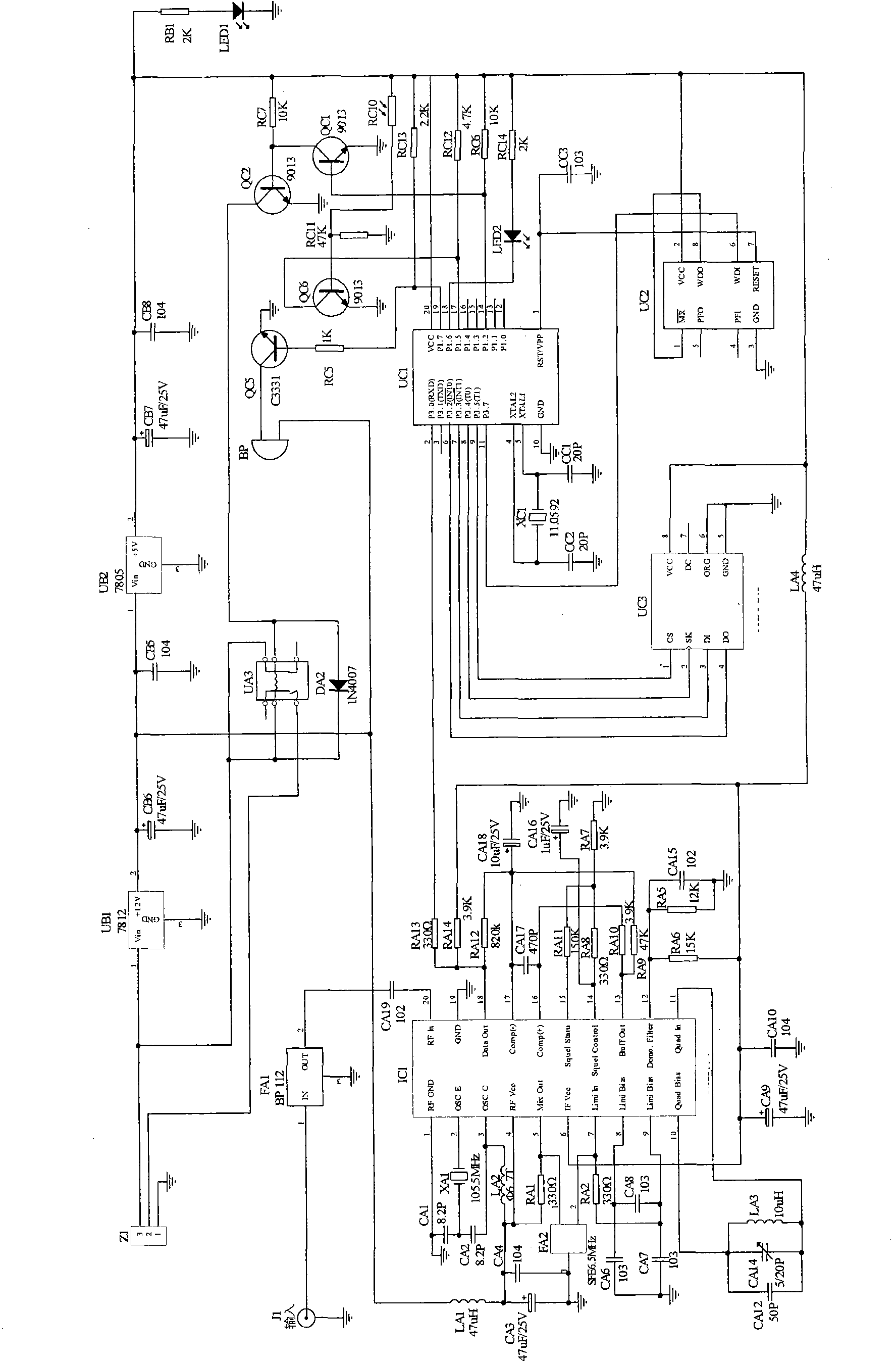 Anti-intrusion device for cable television network