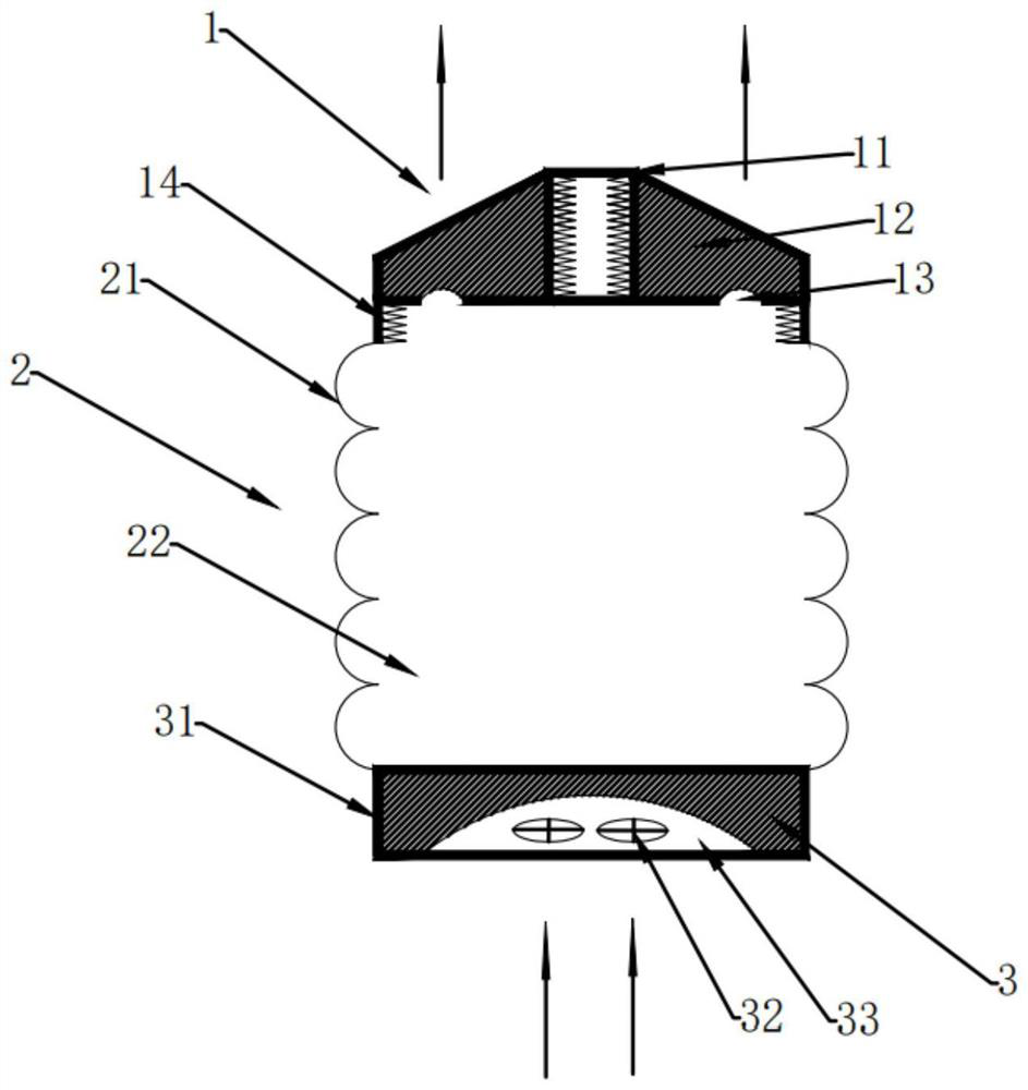 Urban underground pipe network water taking device