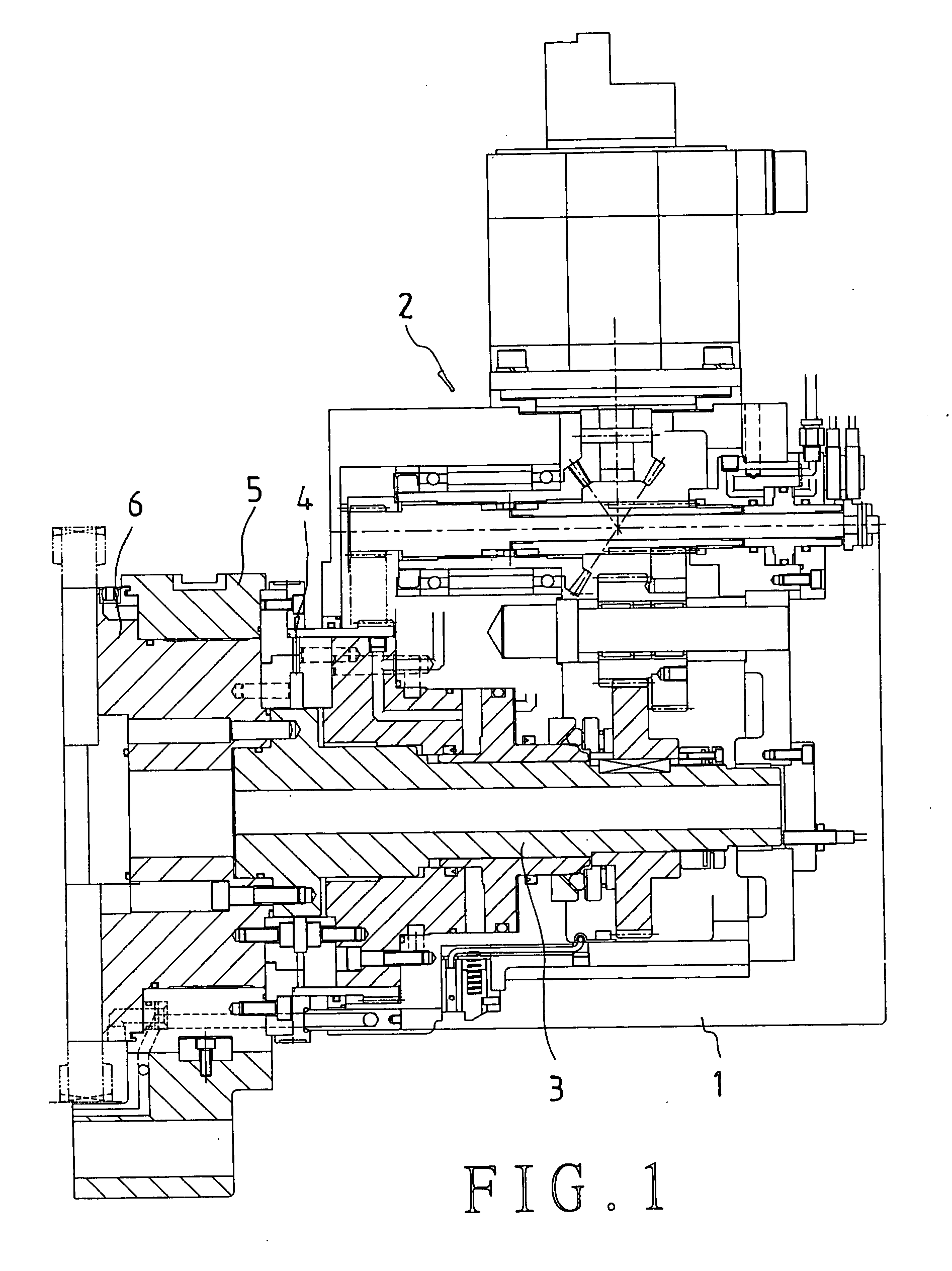 Structure of a twin disc type tool turret mechanism for CNC machines