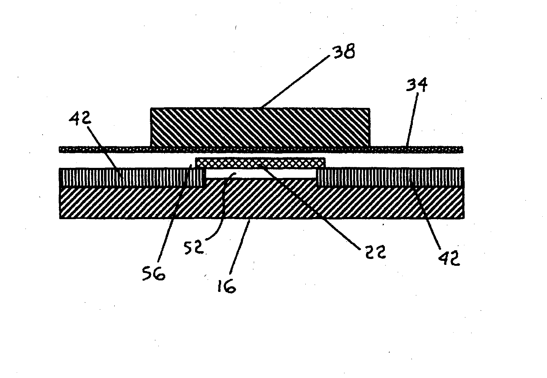 Sealing means for test cassette