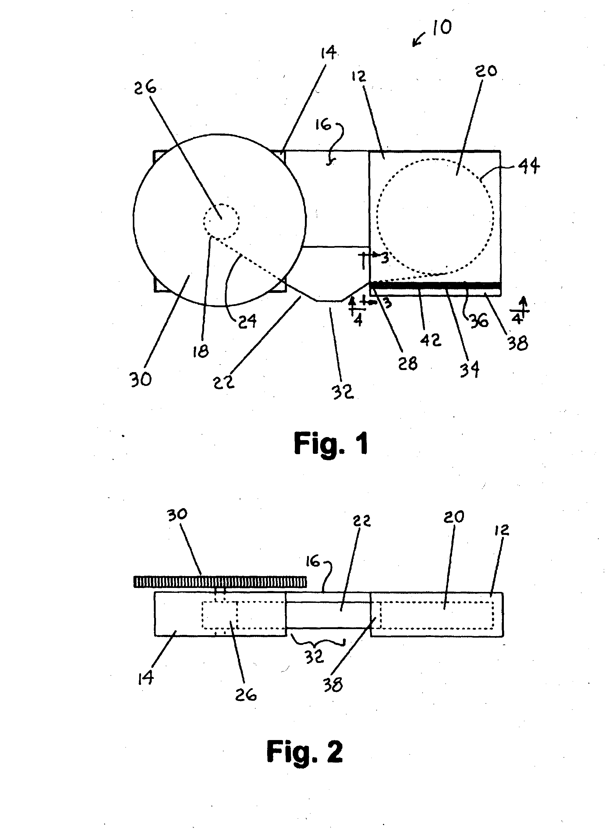 Sealing means for test cassette