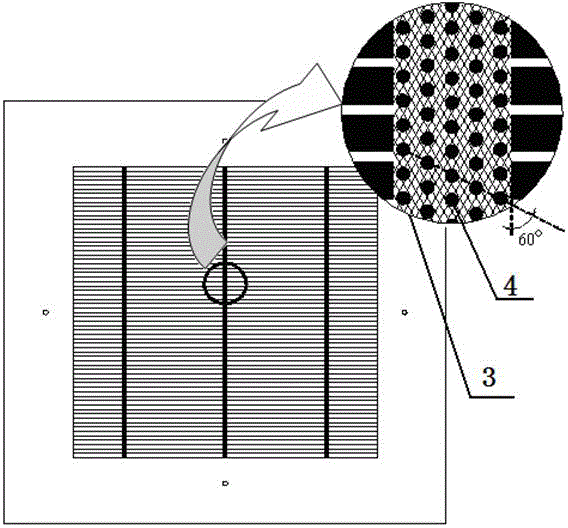 Solar cell electrode printing mask plate and manufacturing method thereof