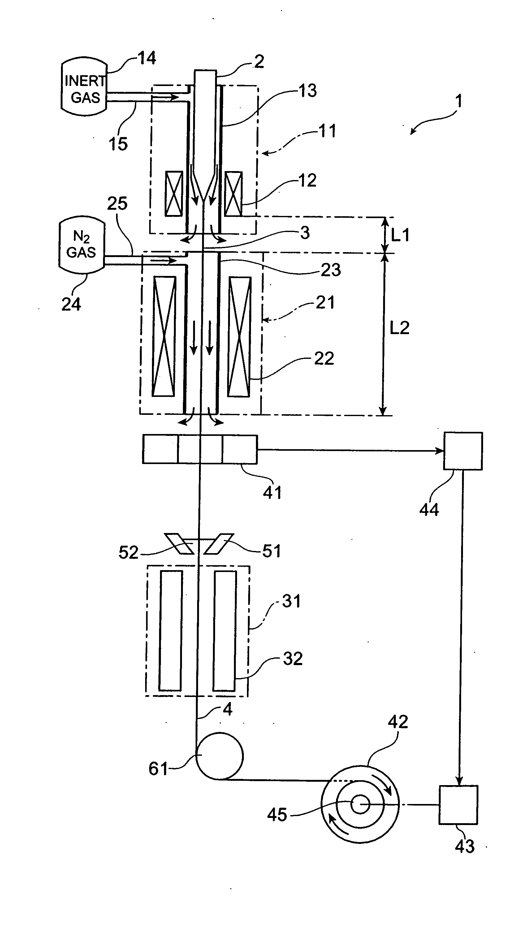 Optical fiber making apparatus and method