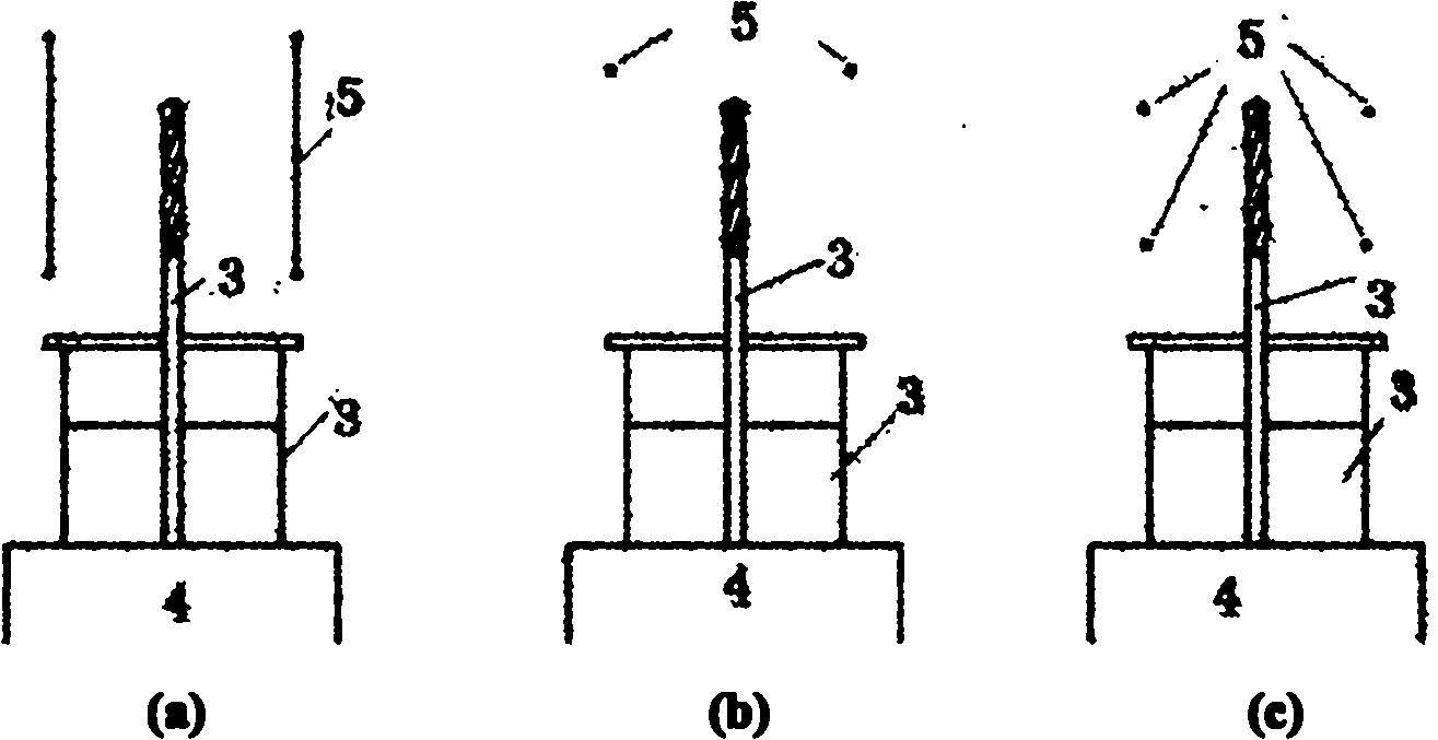 Hot-filament chemical vapor deposition batch preparation method of complicated-shape diamond coated cutting tool