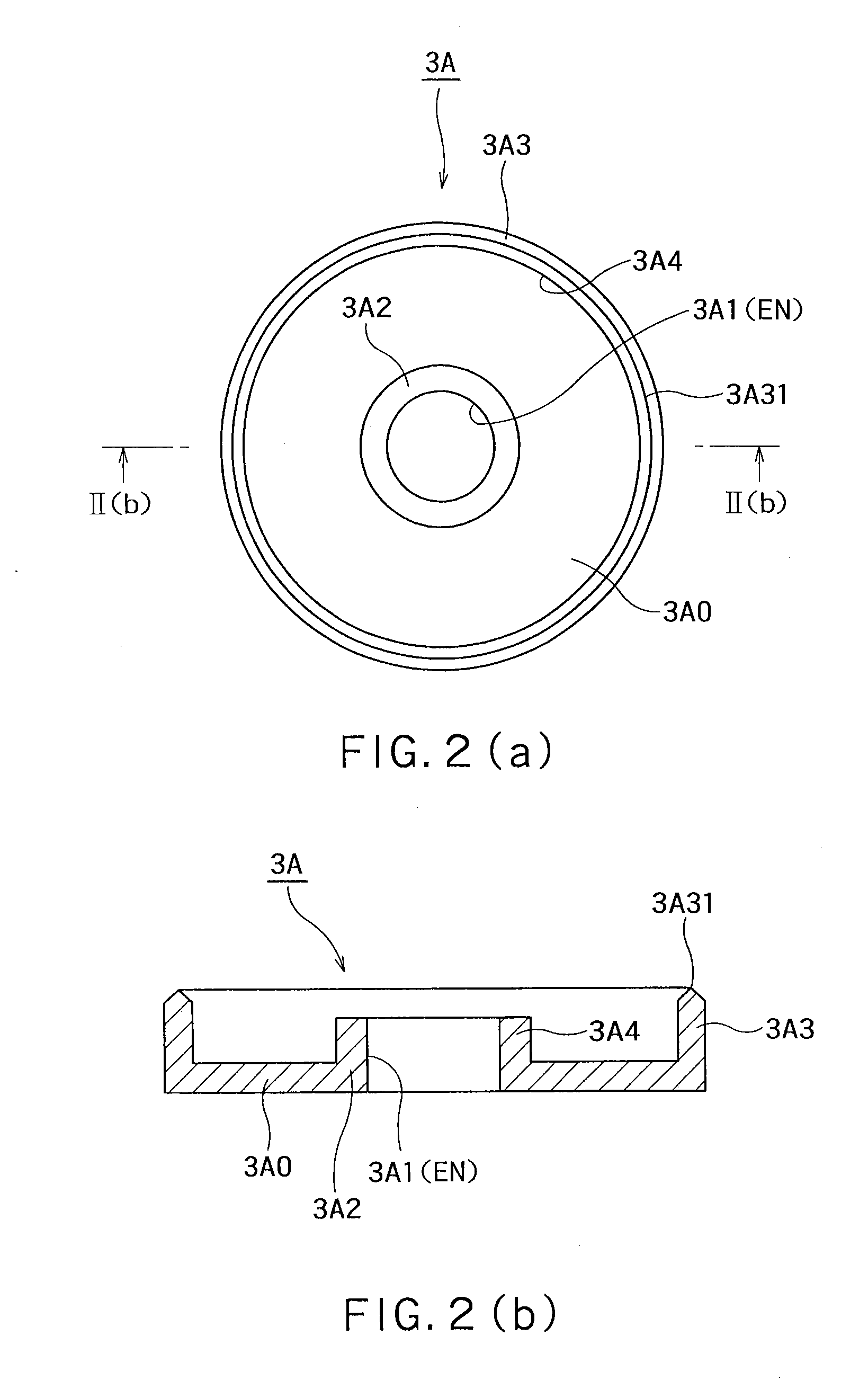 Molding device for continuous casting with stirring unit