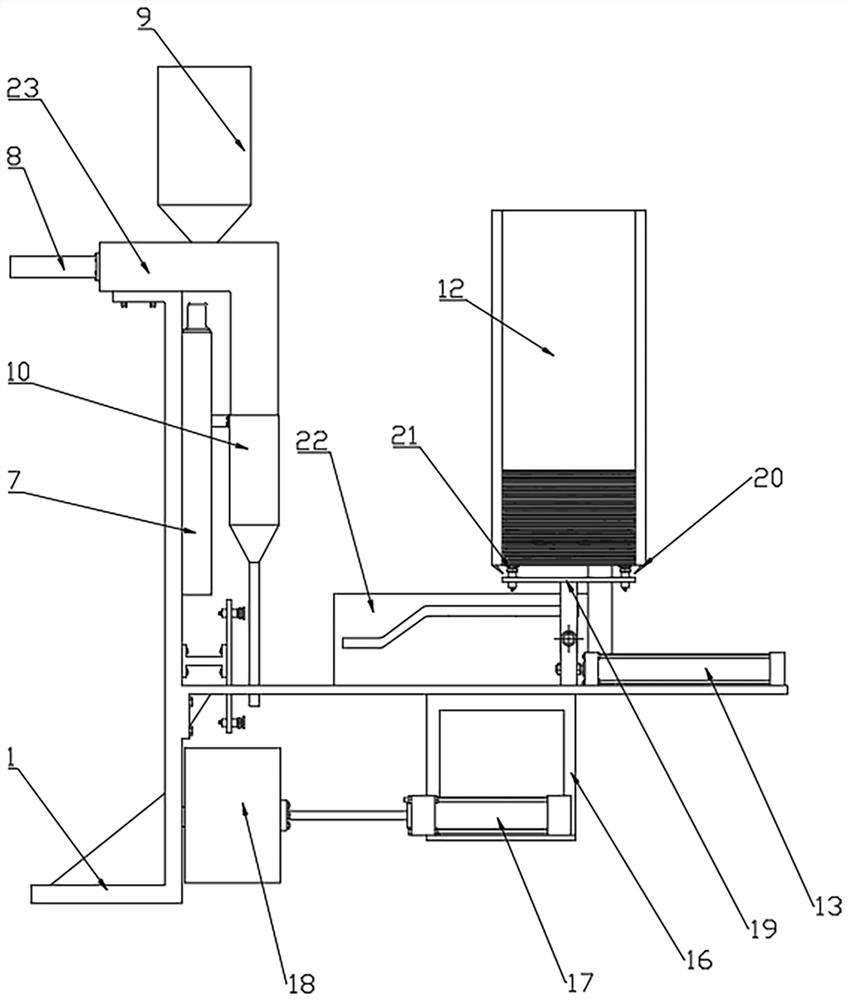 Quantitative filling feed packaging equipment and packaging method
