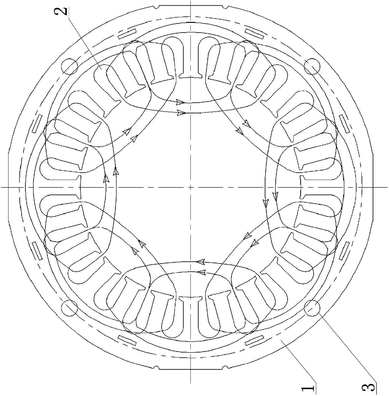 High-power motor